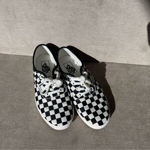 Vans Checkerboard Low Pros - Black & White